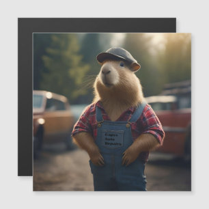 "Capybara Mechanic: Grease, Gears, and Good Vibes"