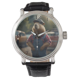 "Capybara Mechanic: Grease, Gears, and Good Vibes" Watch