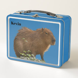 Capybara Metal Lunch Box