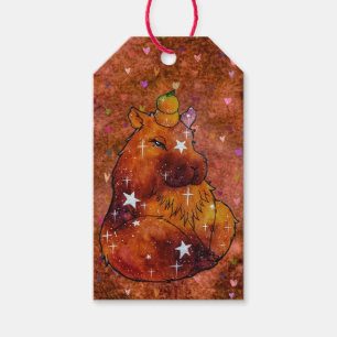 Capybara named Dream Gift Tags