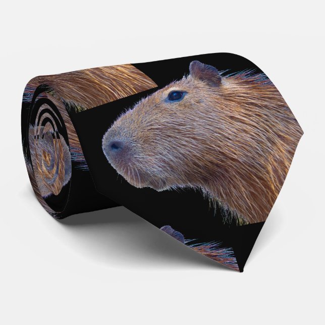 Capybara Neck Tie (Rolled)