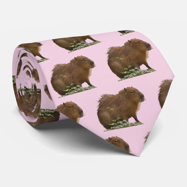 Capybara Neck Tie (Rolled)