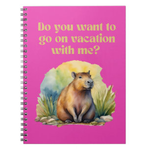 CAPYBARA- NOTEBOOK. 4 NOTEBOOK