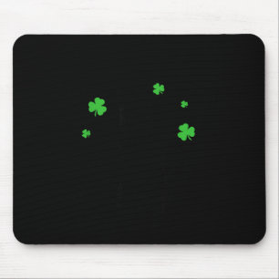 Capybara off to cause shenanigans st patricks day mouse pad