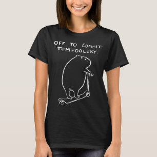 Capybara Off To Commit Tomfoolery  T-Shirt