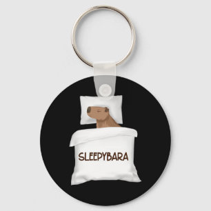 Capybara Official Sleep Pyjamas Nightgown Sleepyba Key Ring