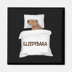 Capybara Official Sleep Pyjamas Nightgown Sleepyba Magnet