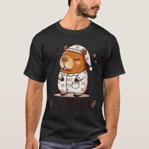 Capybara Official Sleep Pyjamas Nightgown Sleepyba T-Shirt