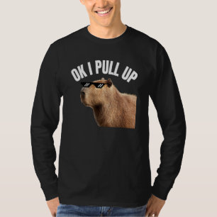 Capybara OK I Pull Up Rodent Animal Respect Joke T-Shirt