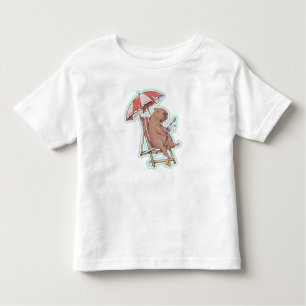 Capybara on holiday toddler T-Shirt
