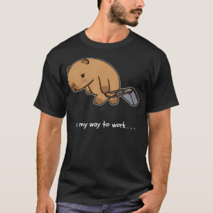 Capybara On My Way To T-Shirt