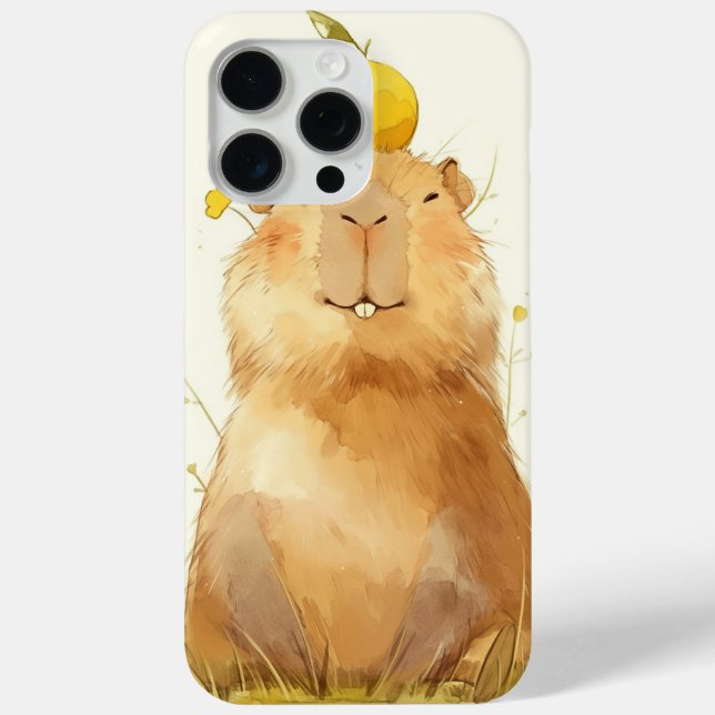 Capybara Orange You Glad Case-Mate iPhone Case (Back)