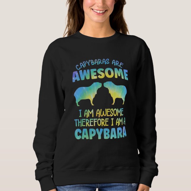 Capybara Outfit for Capybara Lovers Apparel Women  Sweatshirt (Front)