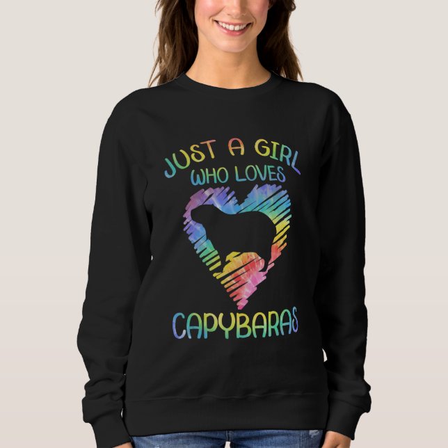 Capybara Outfit for Capybara Lovers Apparel Women  Sweatshirt (Front)