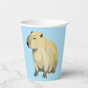Capybara Paper Cups