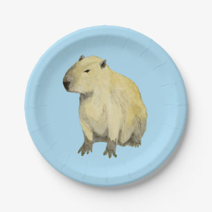 Capybara Paper Plate