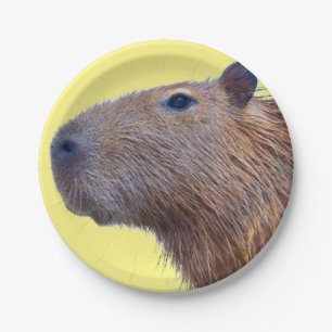 Capybara Paper Plate