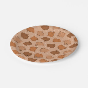 Capybara Paper Plate