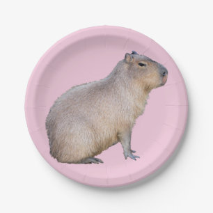 Capybara Paper Plate