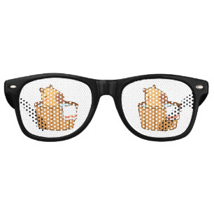 Capybara Party Glasses Funny Animal Costume