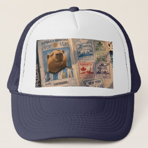 Capybara Passport Cap