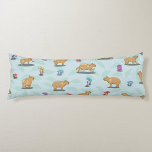 Capybara Pattern Body Cushion