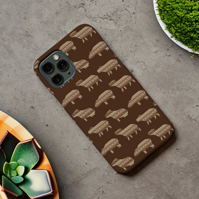 Capybara Pattern Phone Case (Creator Uploaded)