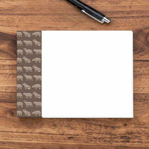 Capybara Pattern Post-It Notes