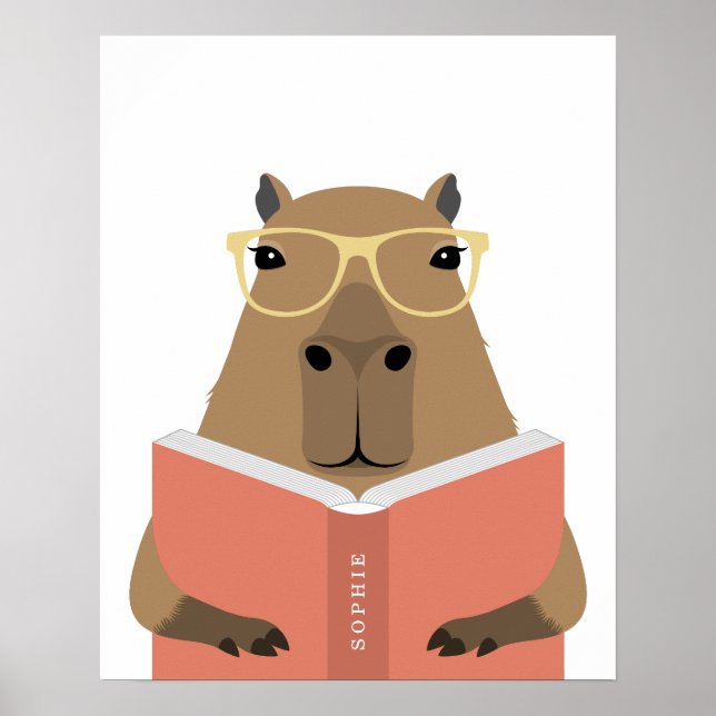 Capybara Personalised Print (Front)