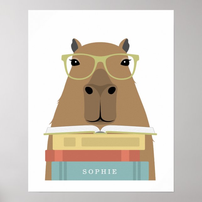 Capybara Personalised Print (Front)
