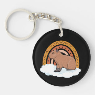 Capybara Pet Animal Key Ring