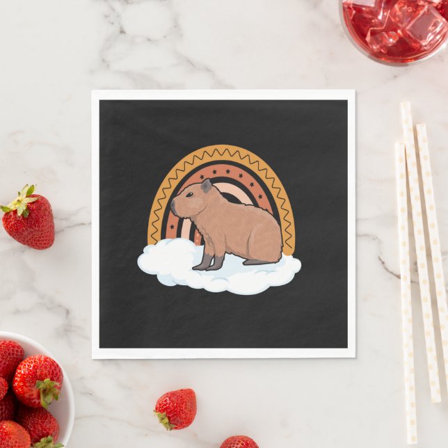 Capybara Pet Animal Napkin (Insitu)