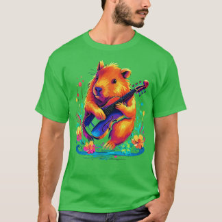 Capybara Playing Violin T-Shirt