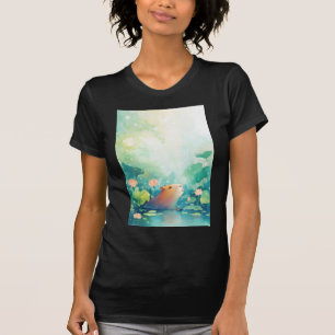 Capybara Pondside Paradise T-Shirt