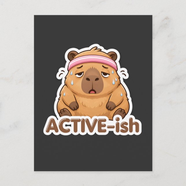 Capybara Postcard (Front)