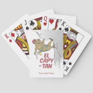 Capybara rock climbing EP CAPITAIN Playing Cards