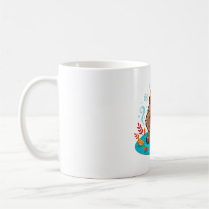 Capybara Santa Hat Christmas Soak Coffee Mug