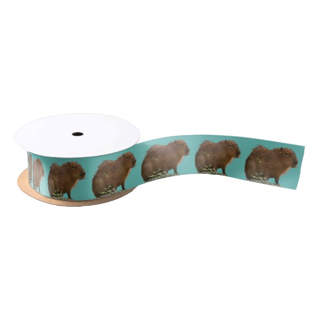 Capybara Satin Ribbon (Spool)