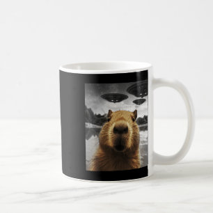 Capybara Selfie Funny Xmas Animal Graphic Capybara Coffee Mug
