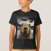 Capybara Selfie Funny Xmas Animal Graphic Capybara