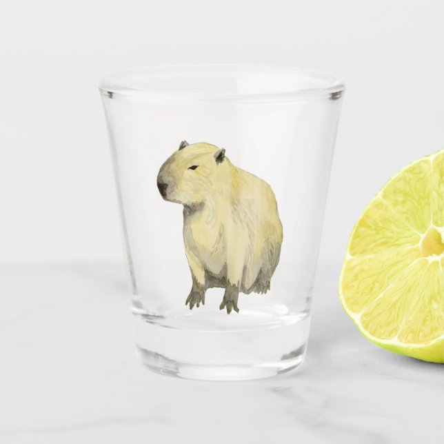 Capybara Shot Glass (Front)