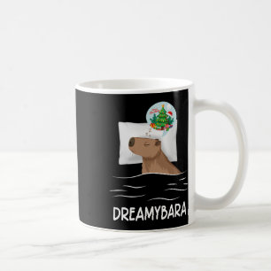 Capybara Sleep Night Xmas Rodent Christmas Dream C Coffee Mug