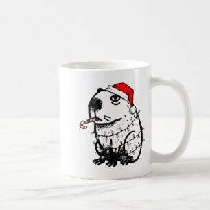 Capybara Smoking Christmas Ugly Cigarette Gen Z  Coffee Mug