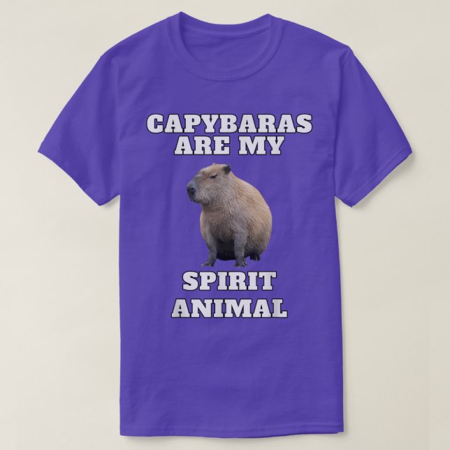 Capybara Spirit Animal  T-Shirt (Design Front)