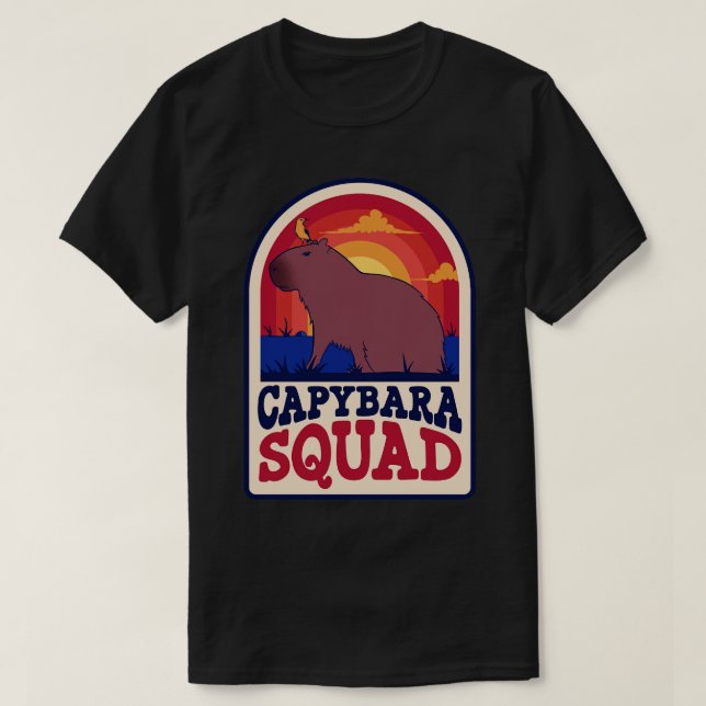 Capybara Squad T-Shirt (Design Front)
