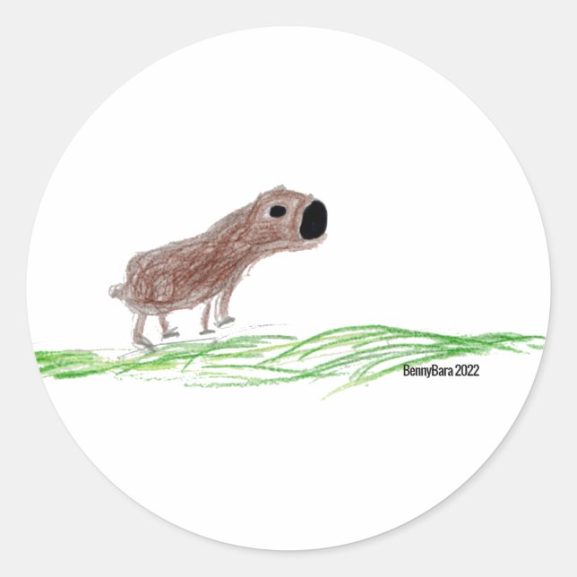 Capybara Sticker (Front)
