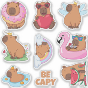 Capybara sticker pack