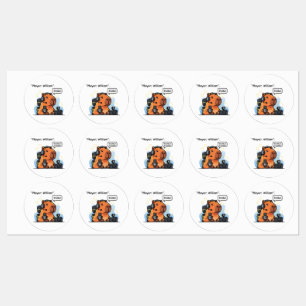Capybara Streamer Sticker – Custom Gamer Design