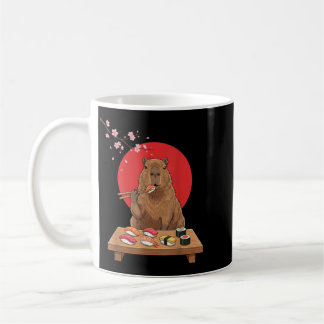 Capybara Sushi Anime Vintage Japanese Food Lover Coffee Mug