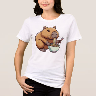 Capybara T-Shirt Tri-Blend Shirt